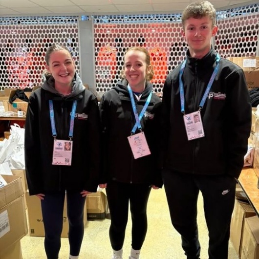 senior sports leaders volunteering at ice sheffield